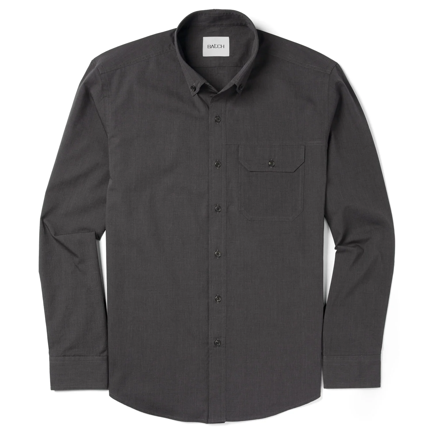 Builder Casual Shirt – Asphalt Cotton End-on-end - Image 2