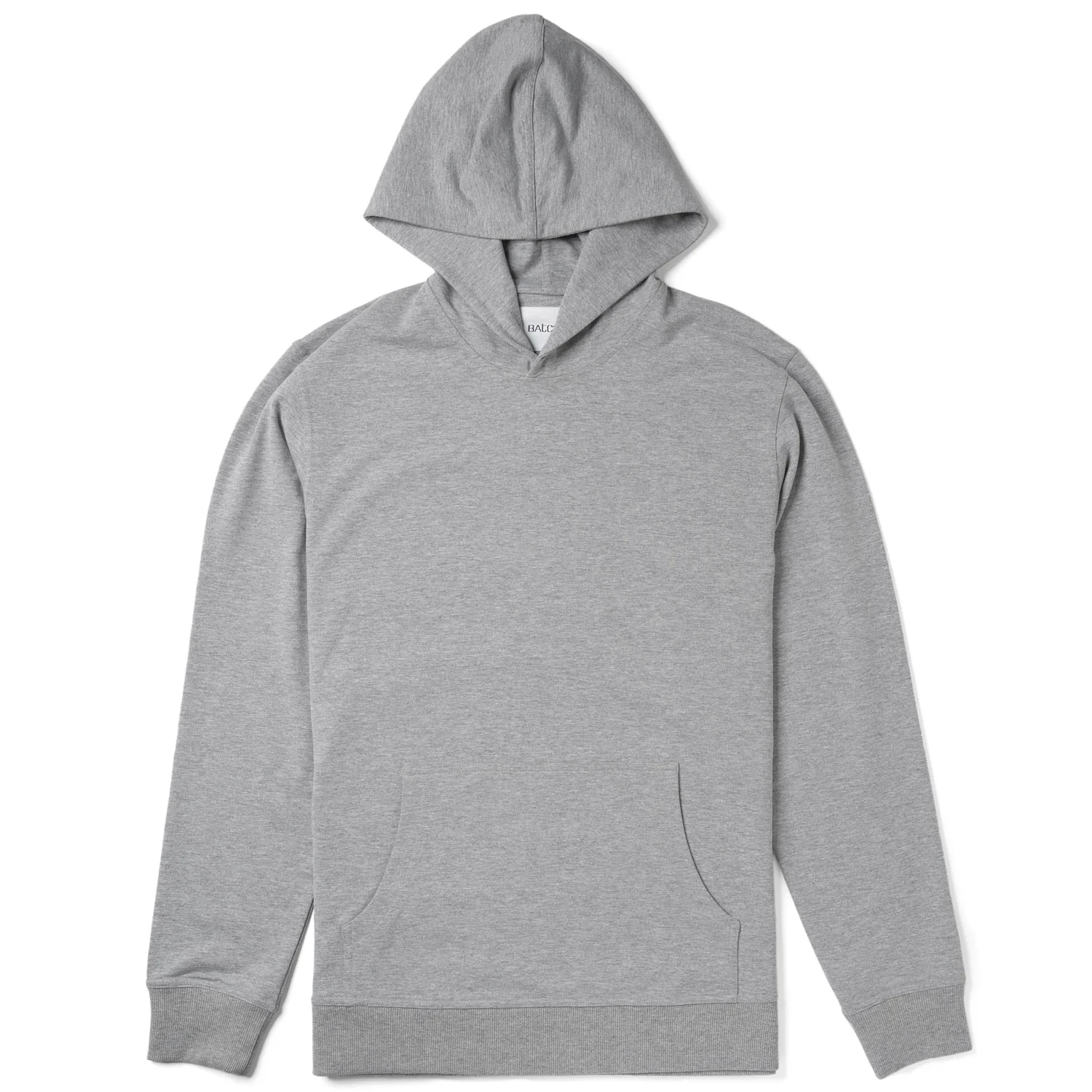 Classic Hoodie –  Granite Gray Melange Cotton Terry - Image 3