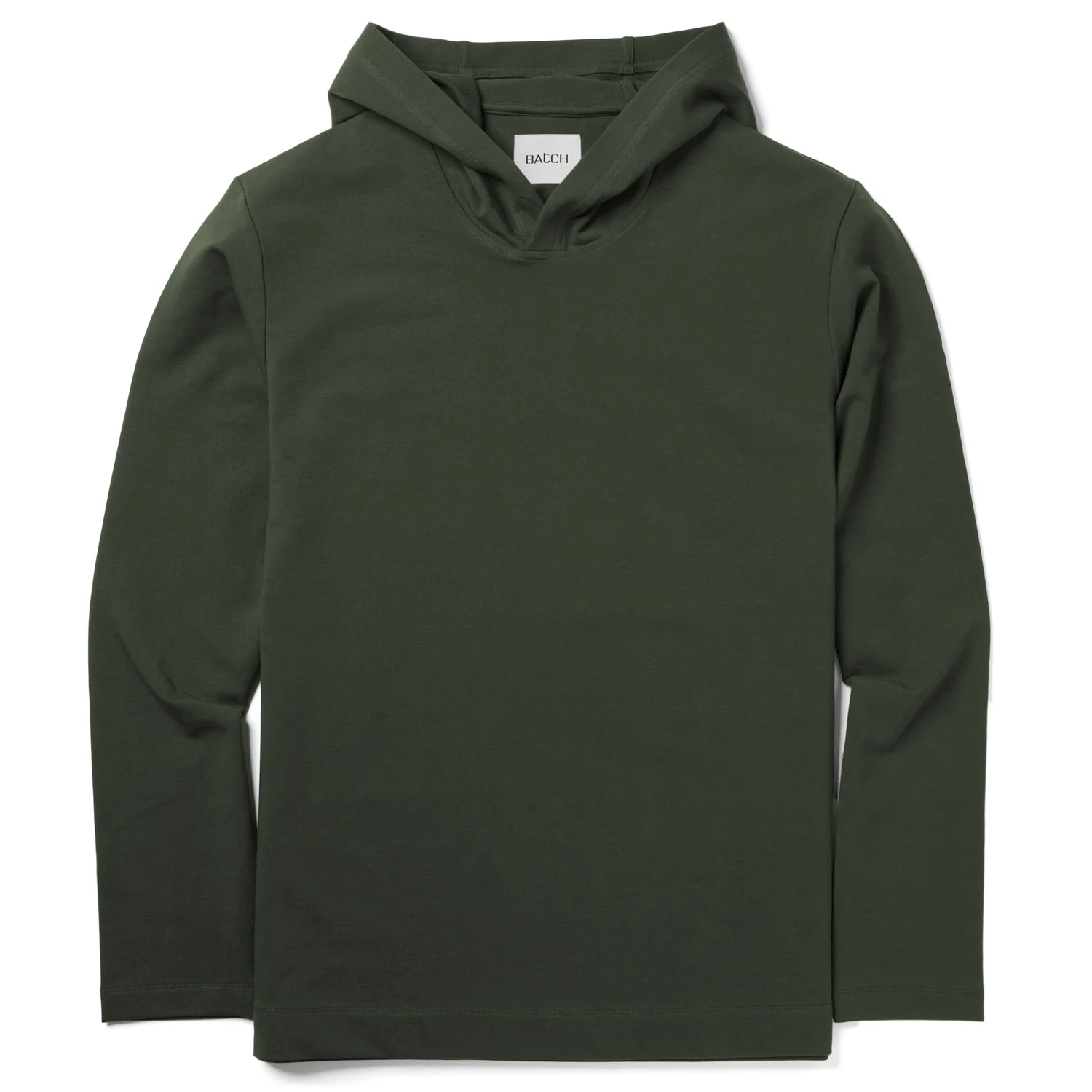 Clean Hoodie –  Olive Green French Terry - Image 2
