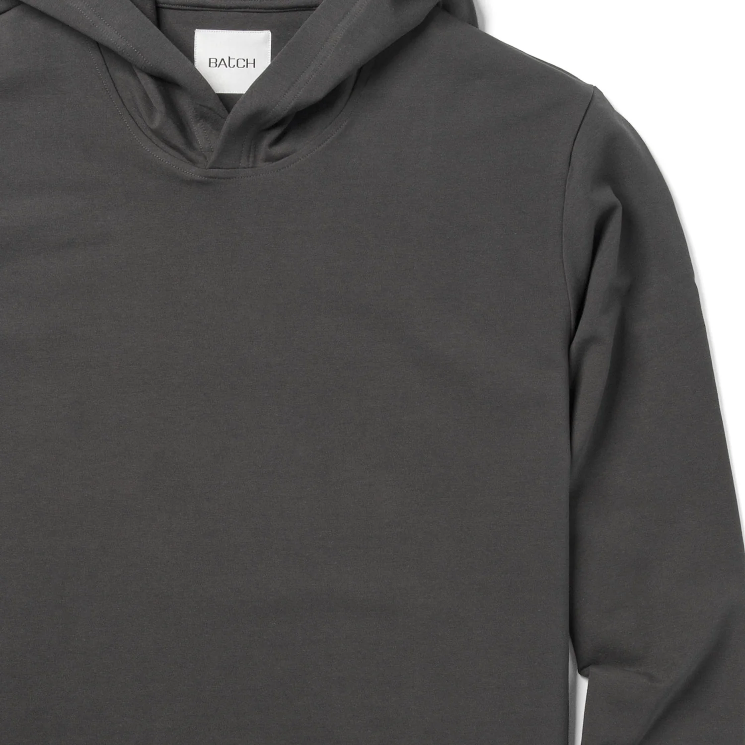 Clean Hoodie – Slate Gray French Terry - Image 4