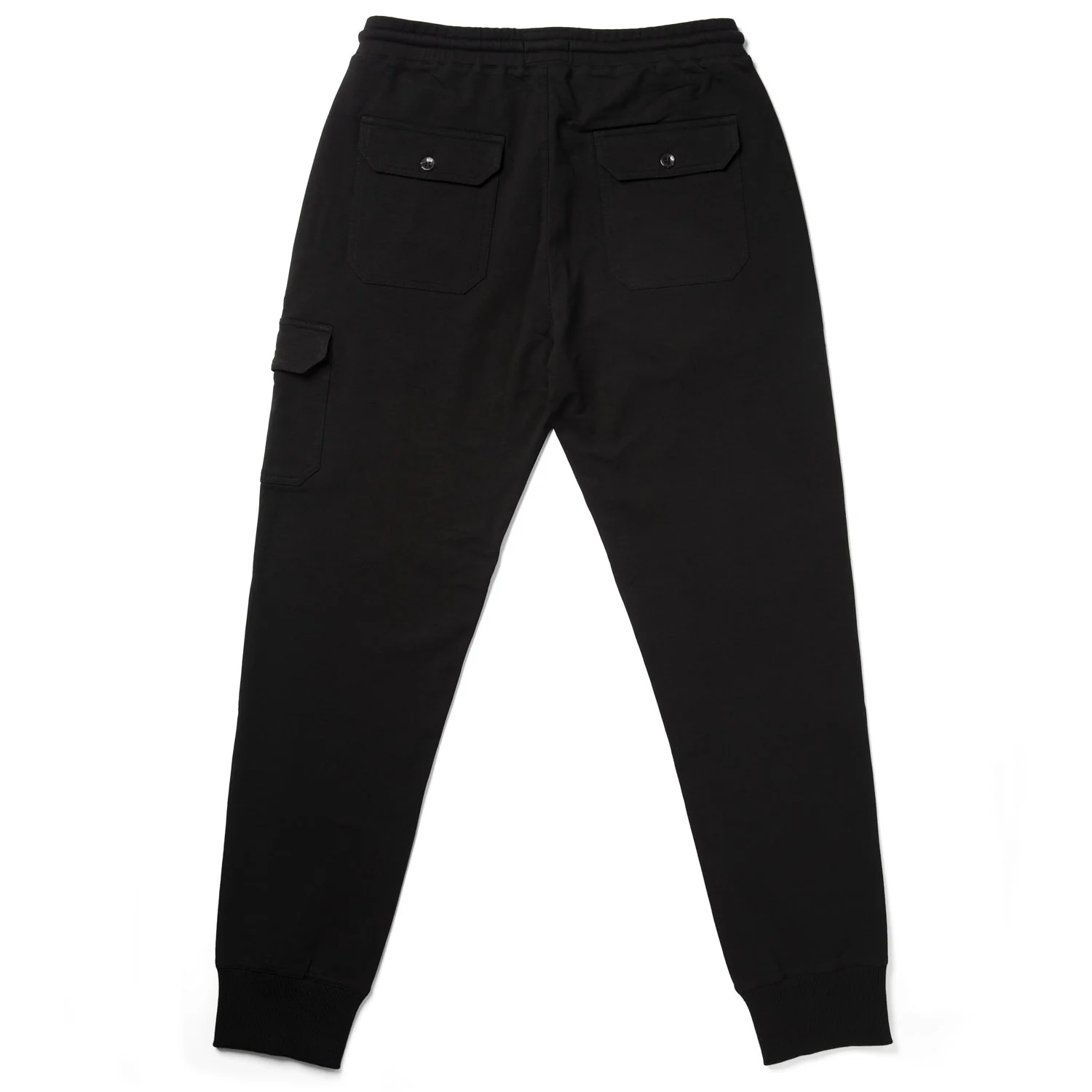 Constructor Joggers –  Black Cotton French Terry - Image 3