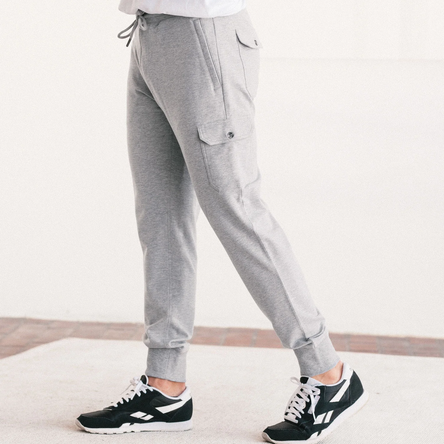 Constructor Joggers –  Granite Gray Cotton French Terry - Image 4
