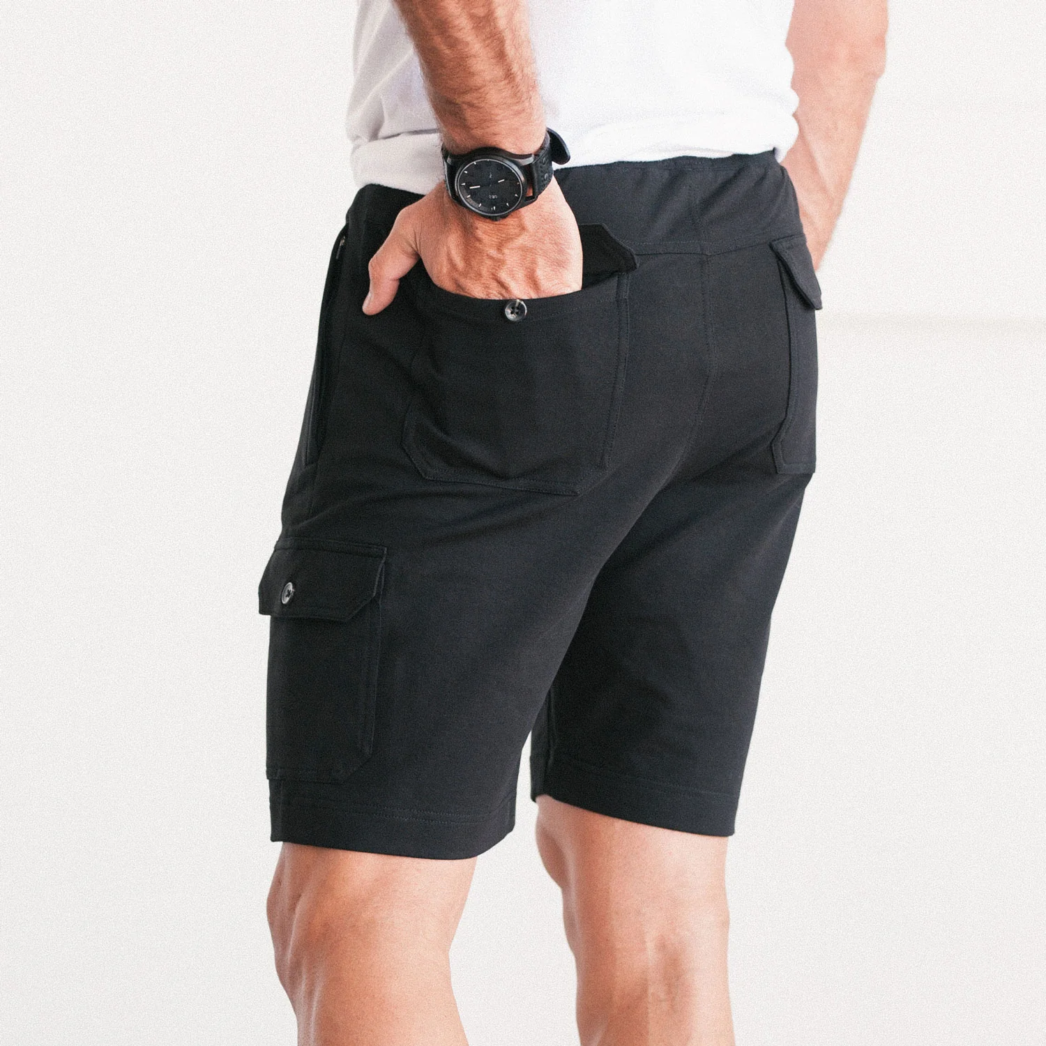 Constructor Short - Black French Terry - Image 6