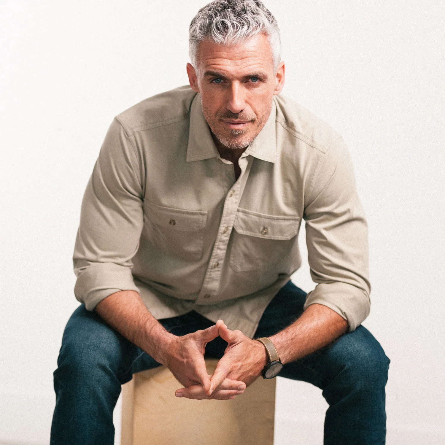 Constructor Utility T-Shirt Shirt – Desert Sand Cotton Jersey - Image 6