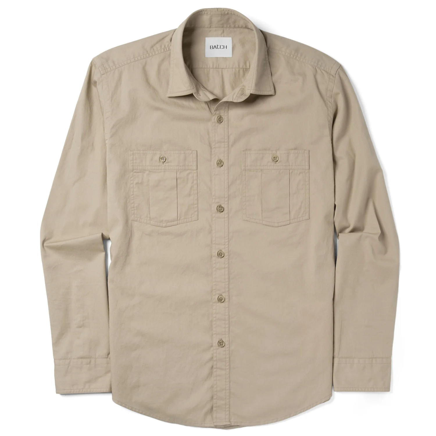 Craftsman Utility Shirt – Desert Stone Cotton Twill - Image 2