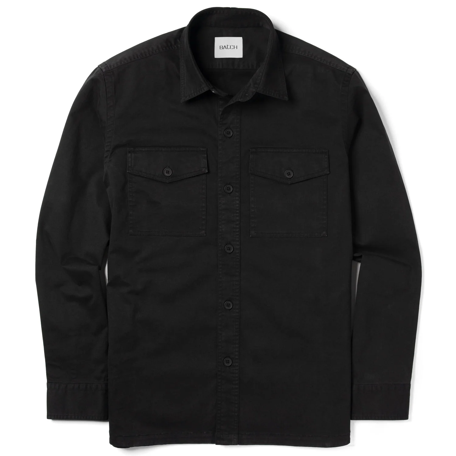 Distiller Shirt Jacket - Black Heavy Twill - Image 2