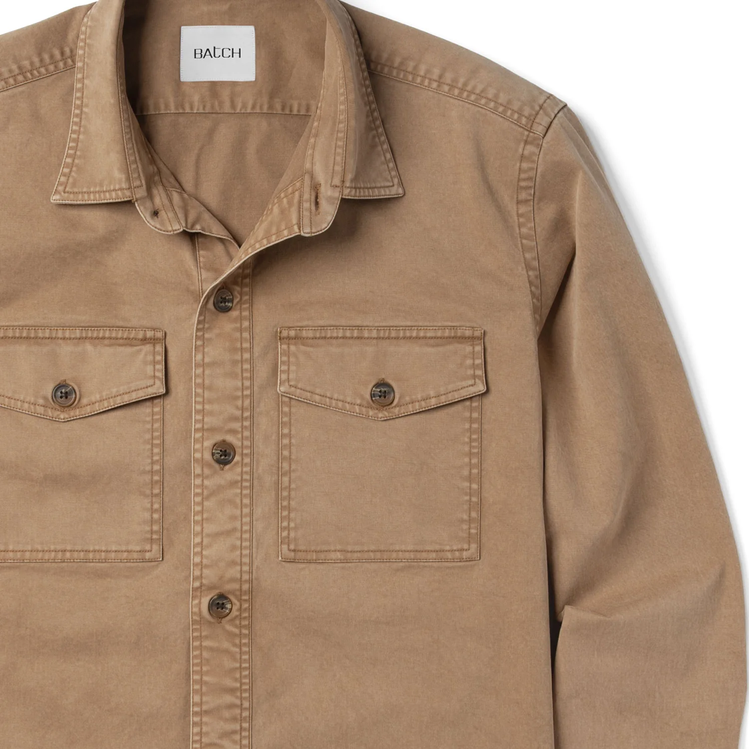 Distiller Shirt Jacket - Khaki Heavy Twill - Image 3