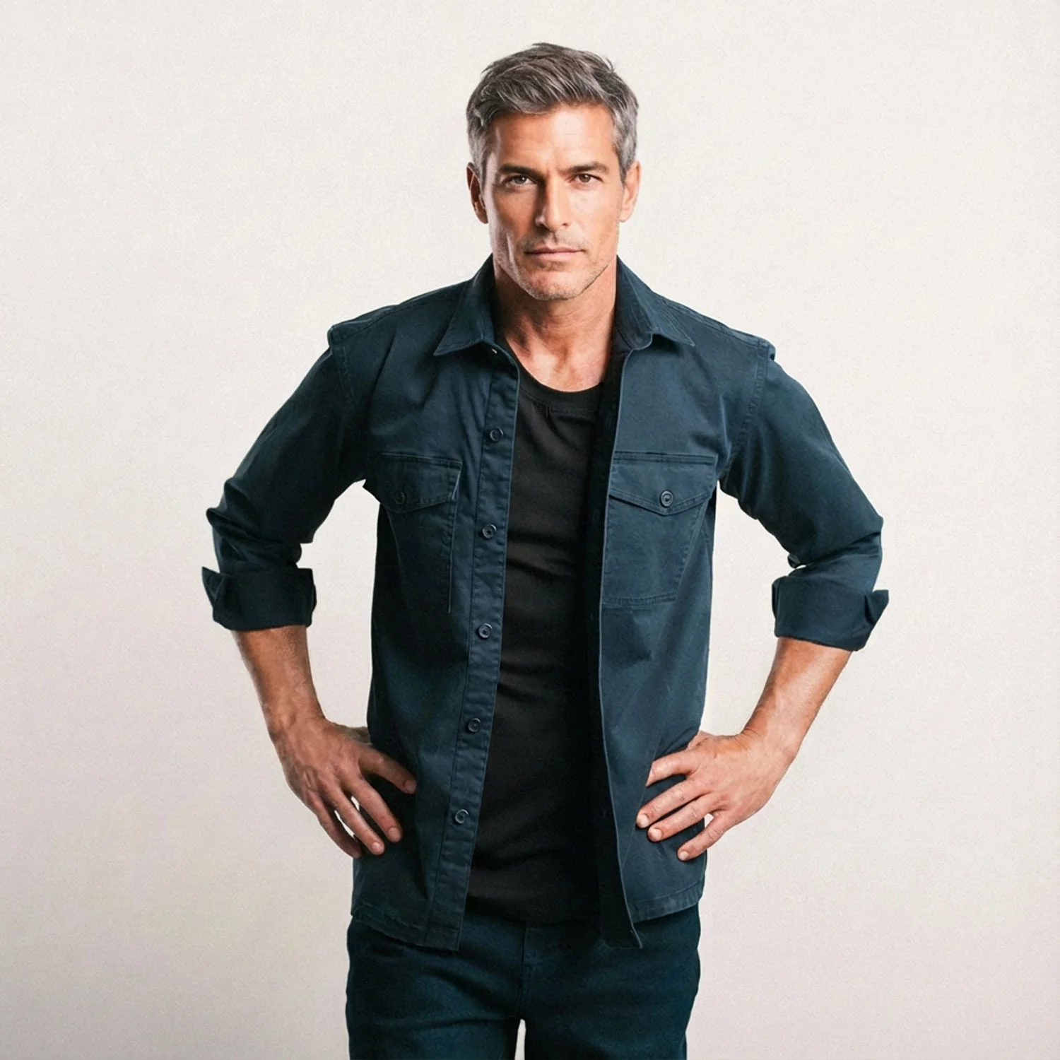 Distiller Shirt Jacket - Navy Heavy Twill - Image 5