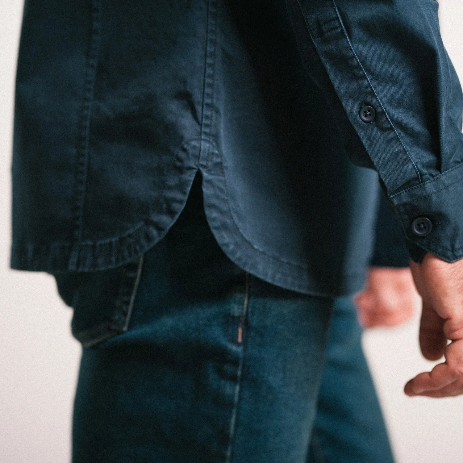 Distiller Shirt Jacket - Navy Heavy Twill - Image 6