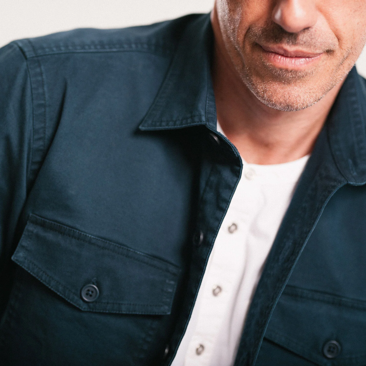 Distiller Shirt Jacket - Navy Heavy Twill - Image 7
