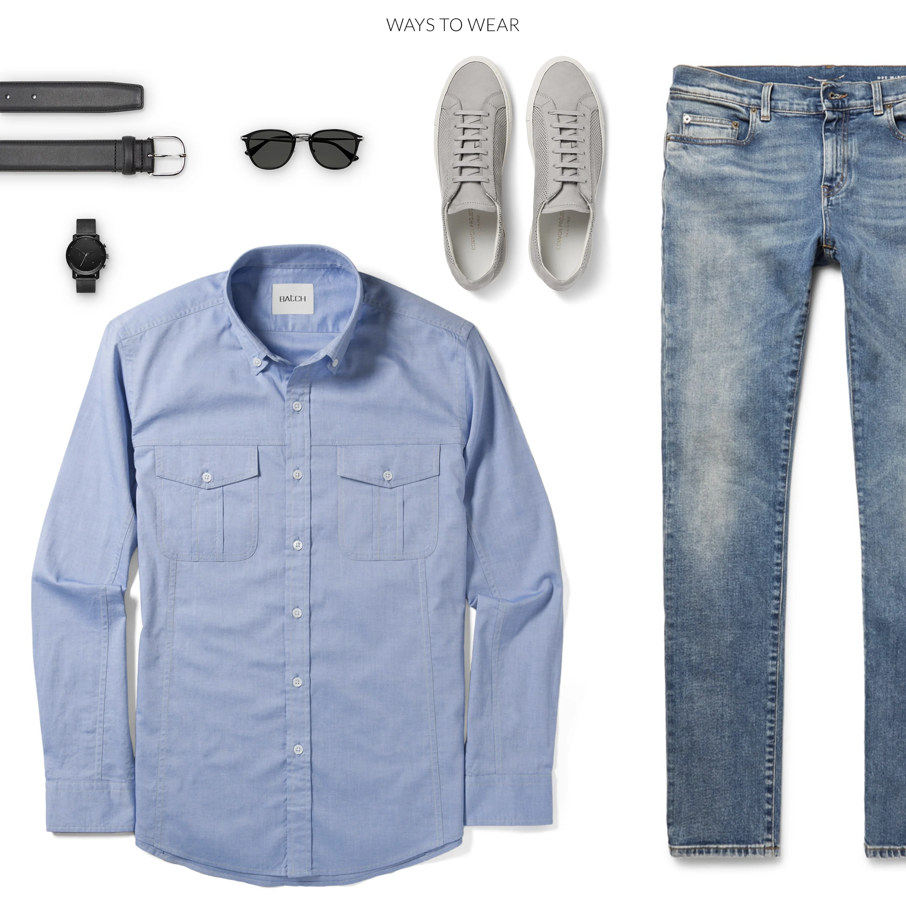 Editor Shirt – Classic Blue Oxford - Image 6
