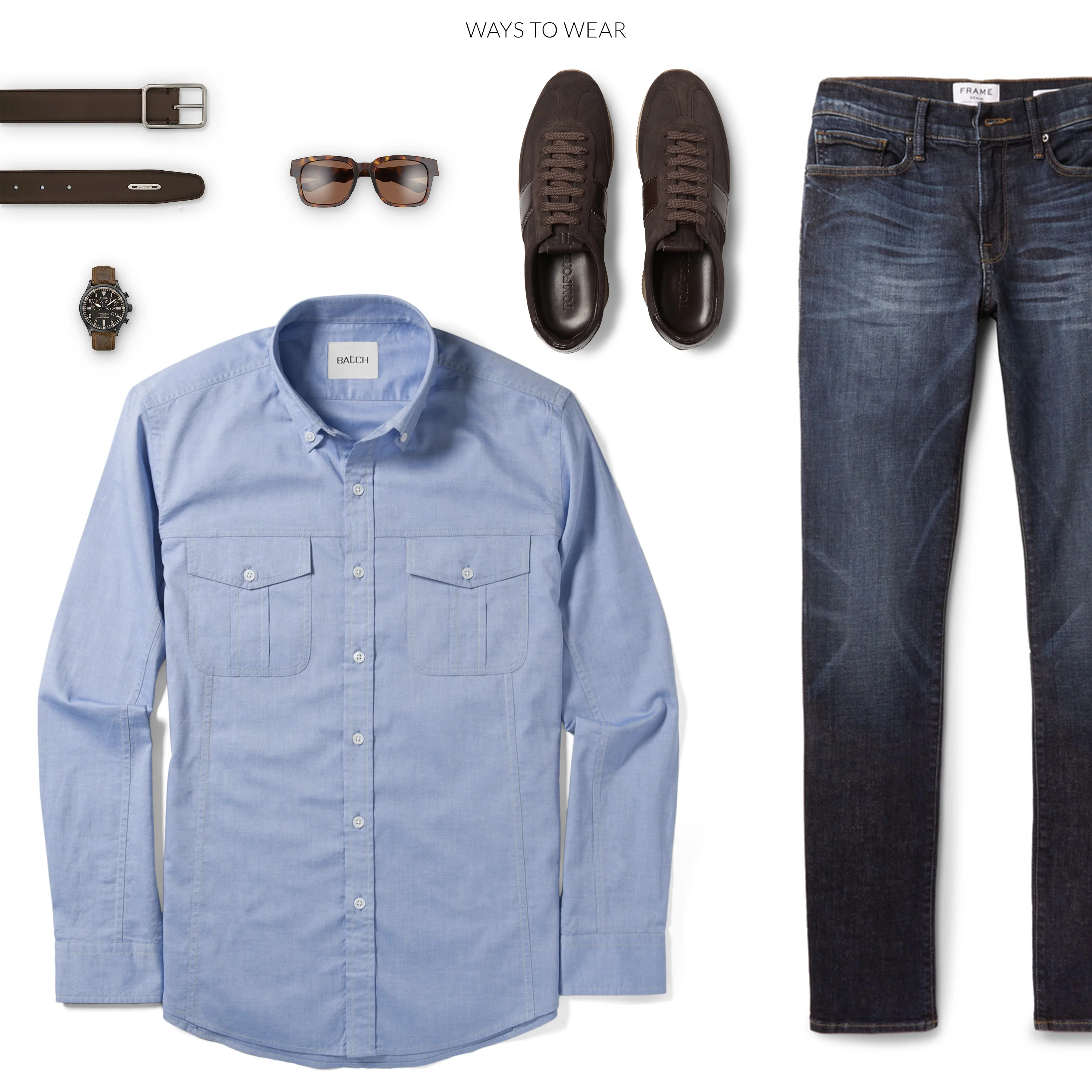 Editor Shirt – Classic Blue Oxford - Image 8
