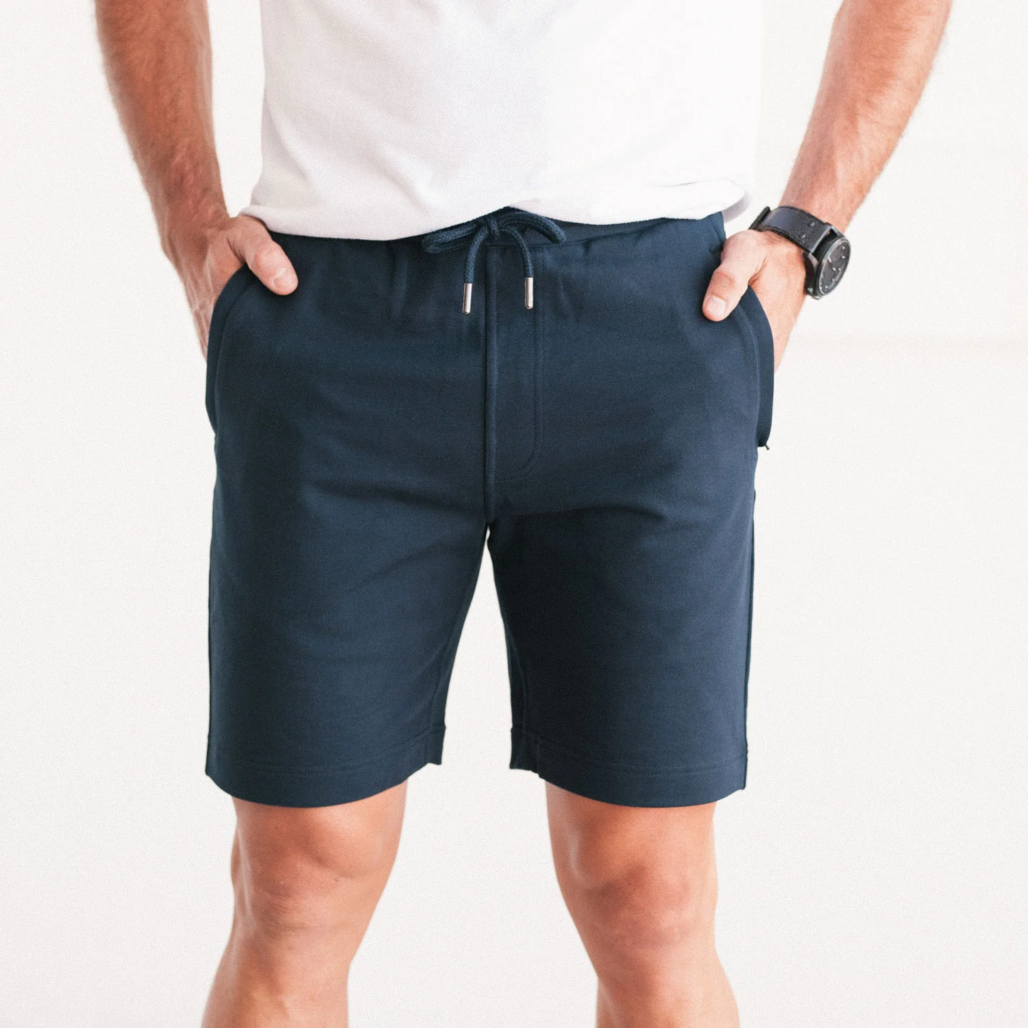 Essential Short - Navy French Terry - Image 4