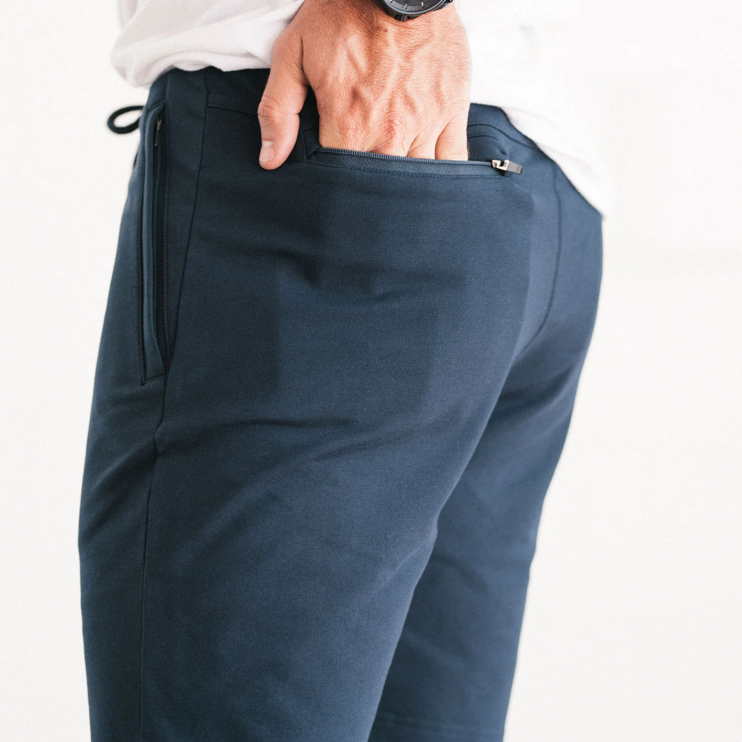 Essential Short - Navy French Terry - Image 6