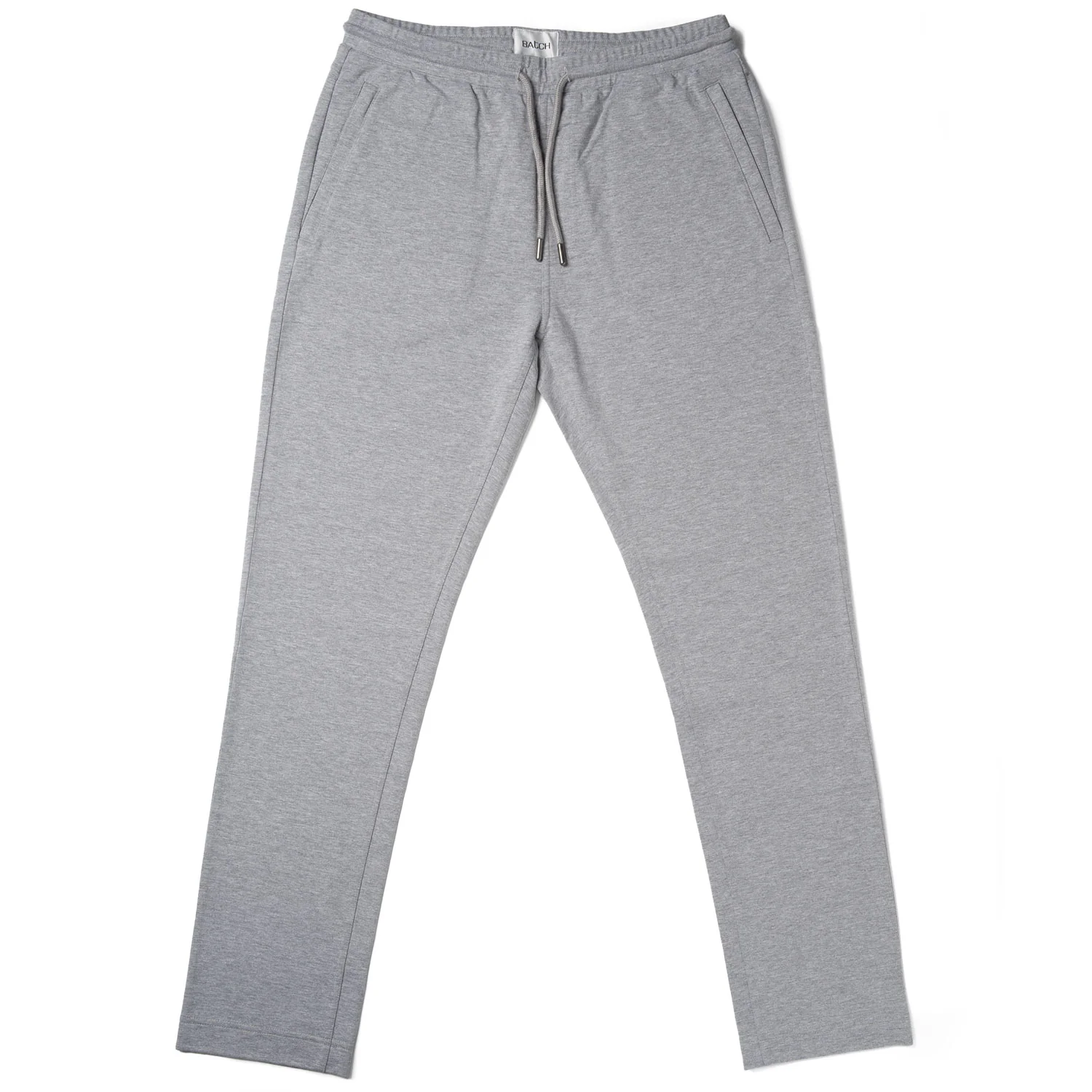 Essential Sweatpants –  Gray Melange Cotton French Terry - Image 2