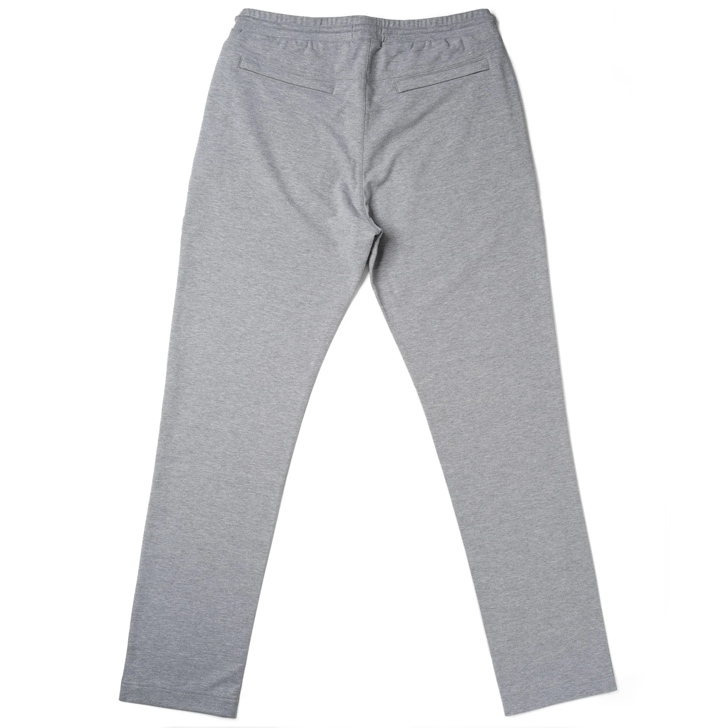 Essential Sweatpants –  Gray Melange Cotton French Terry - Image 3