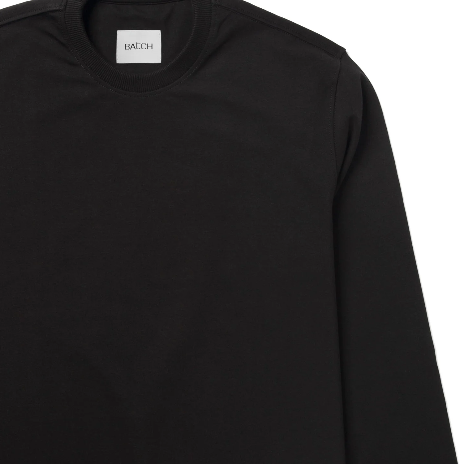 Essential Sweatshirt – Black French Terry - Image 3
