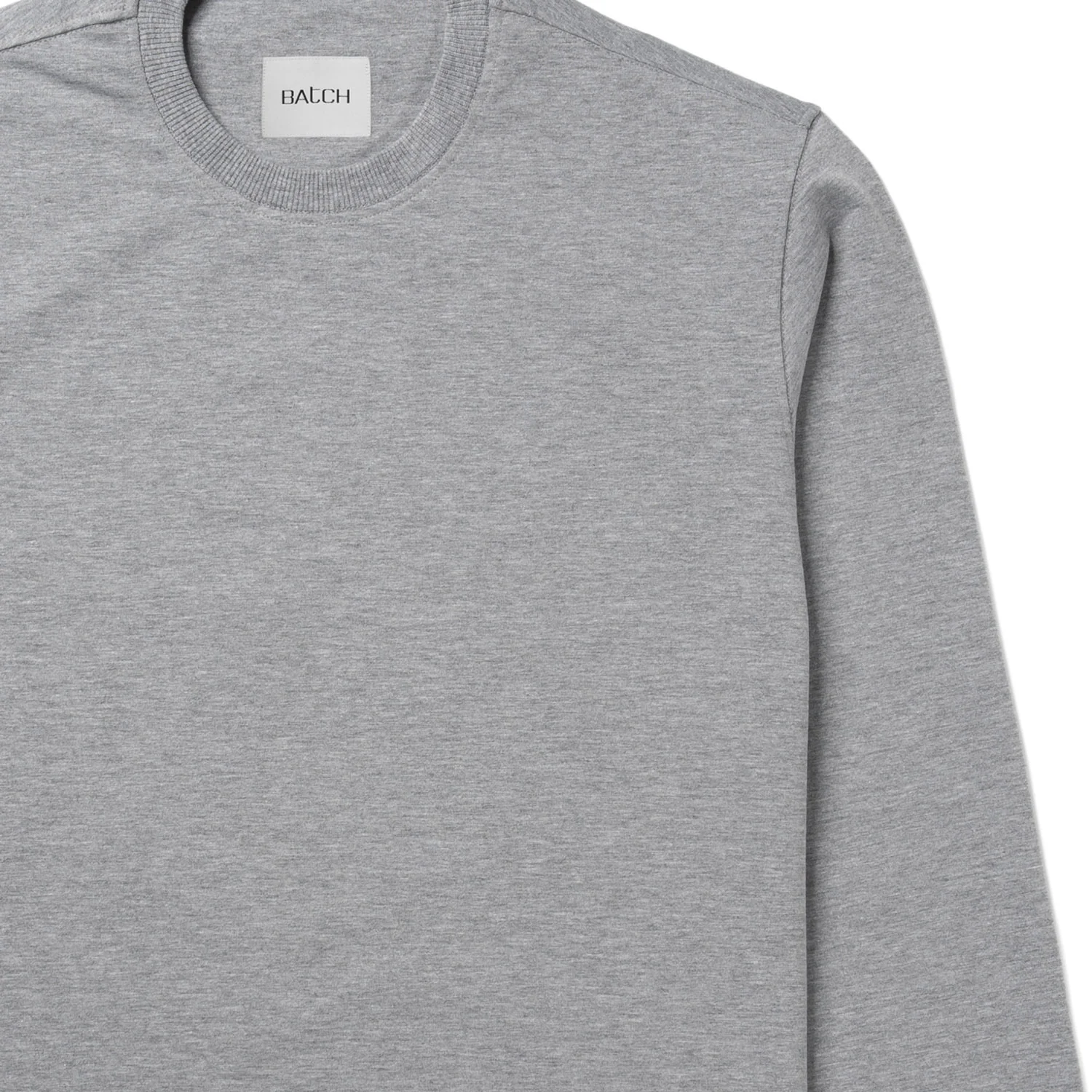 Essential Sweatshirt – Granite Gray Melange French Terry - Image 3