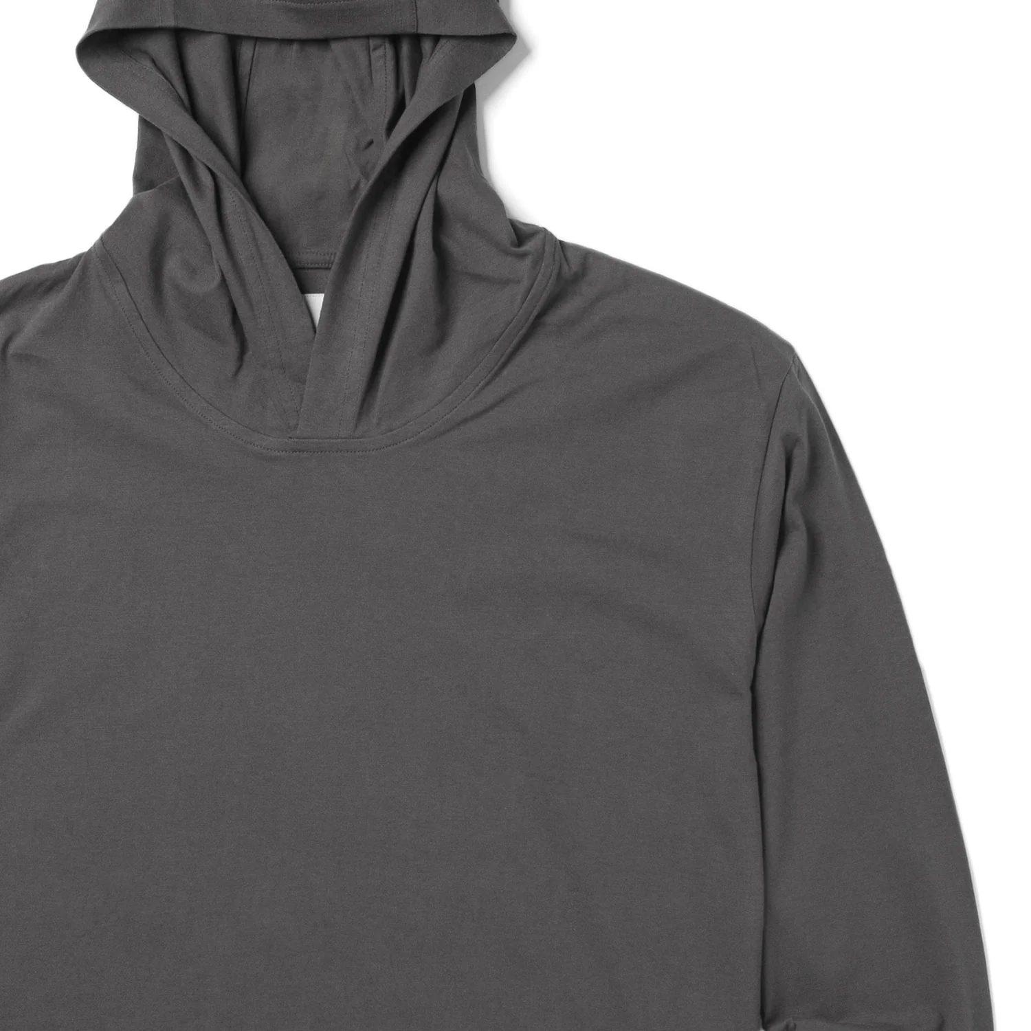 T-Hoodie –  Slate Gray Cotton Jersey - Image 3
