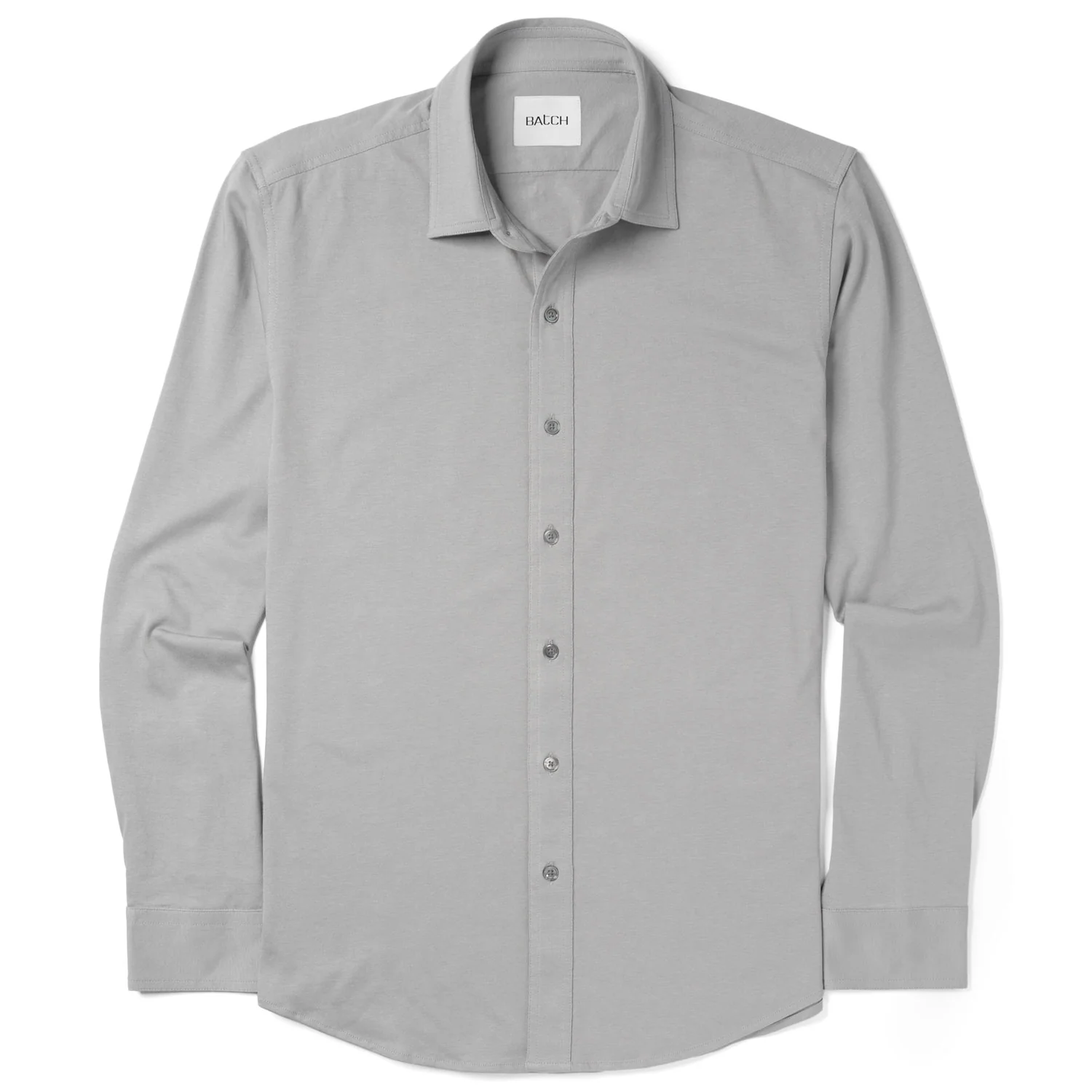T-Shirt Shirt - Cement Gray Cotton Jersey - Image 2