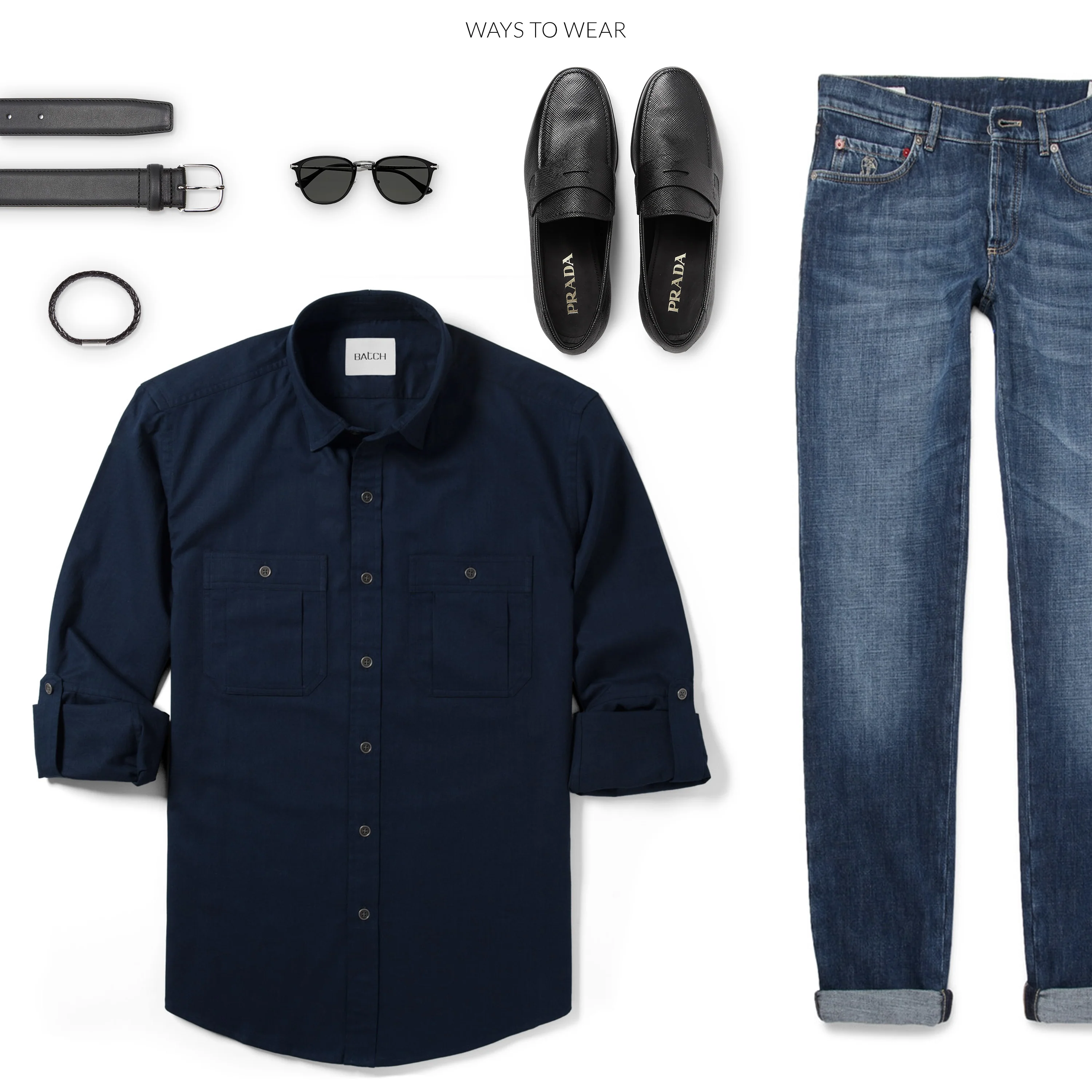 Fixer Utility Shirt – Dark Navy Twill - Image 8