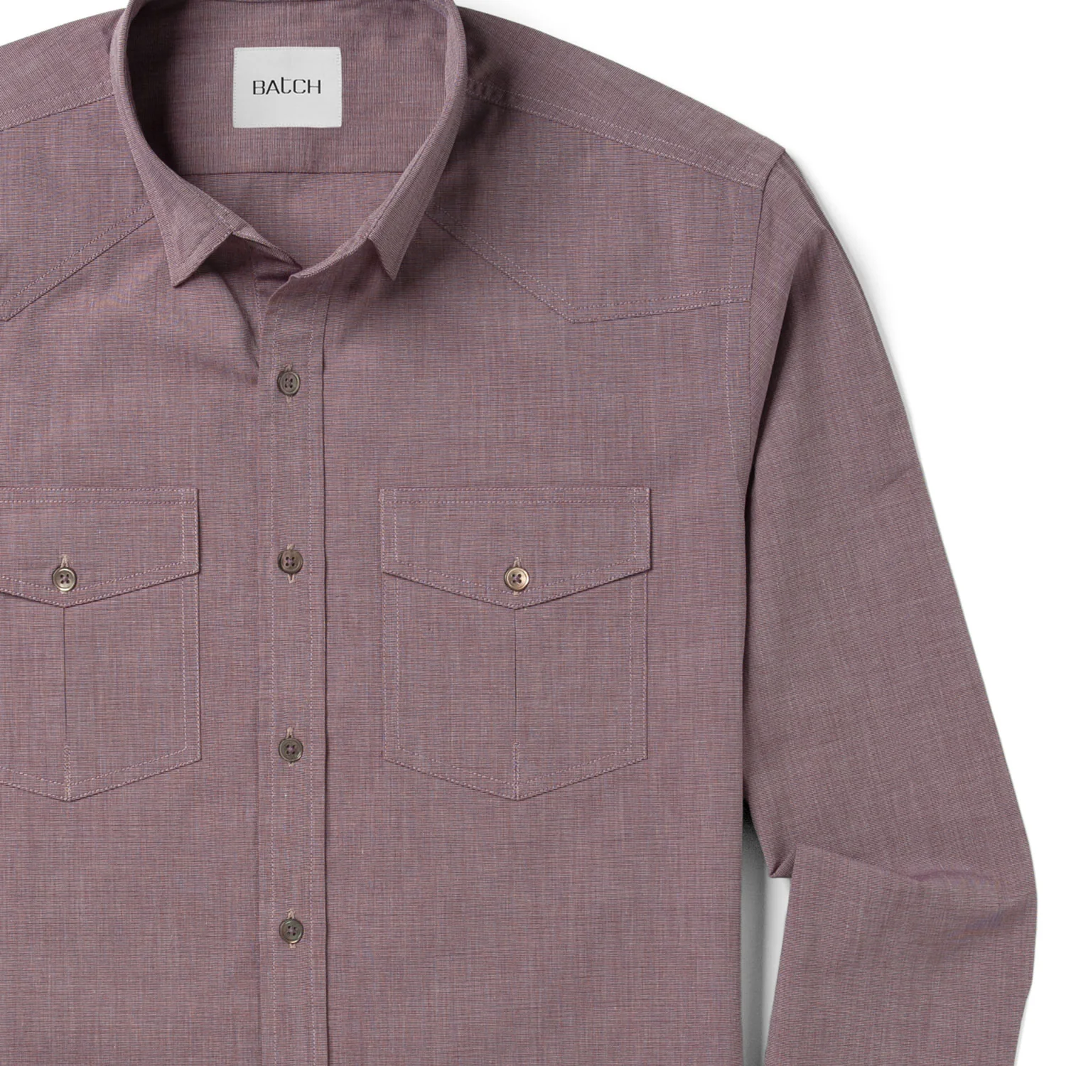 Maker Shirt – Currant End-on-End - Image 3