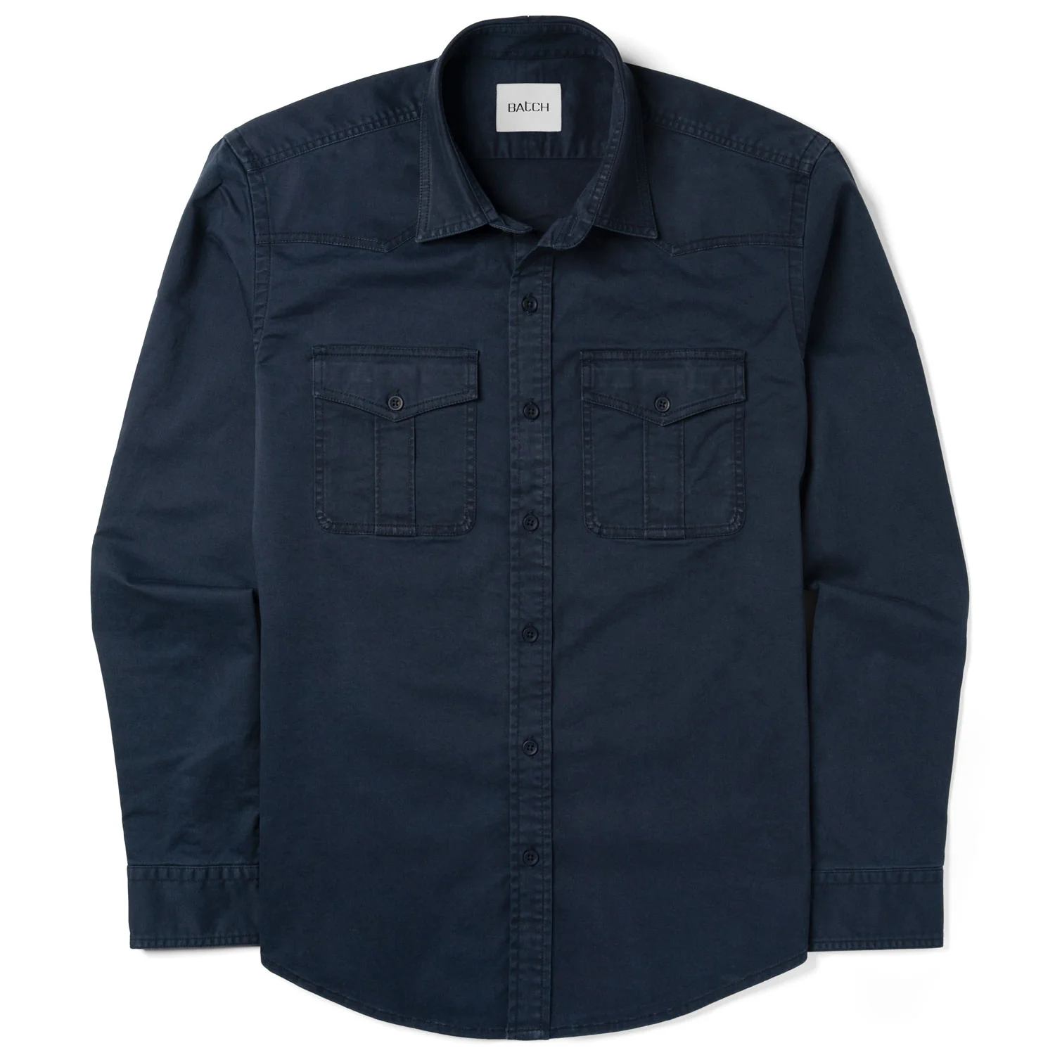 Maker Shirt Jacket – Navy Heavy Weight Cotton Twill - Image 2