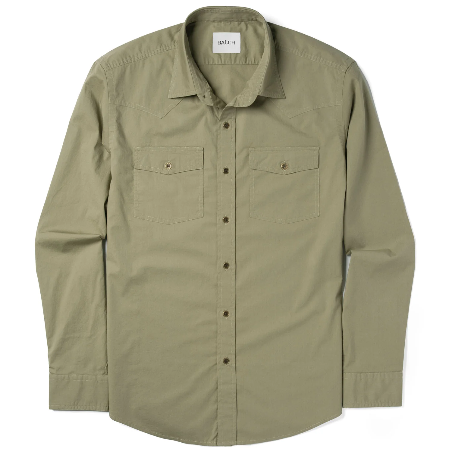 Maker Shirt – Light Fatigue Stretch Poplin - Image 2