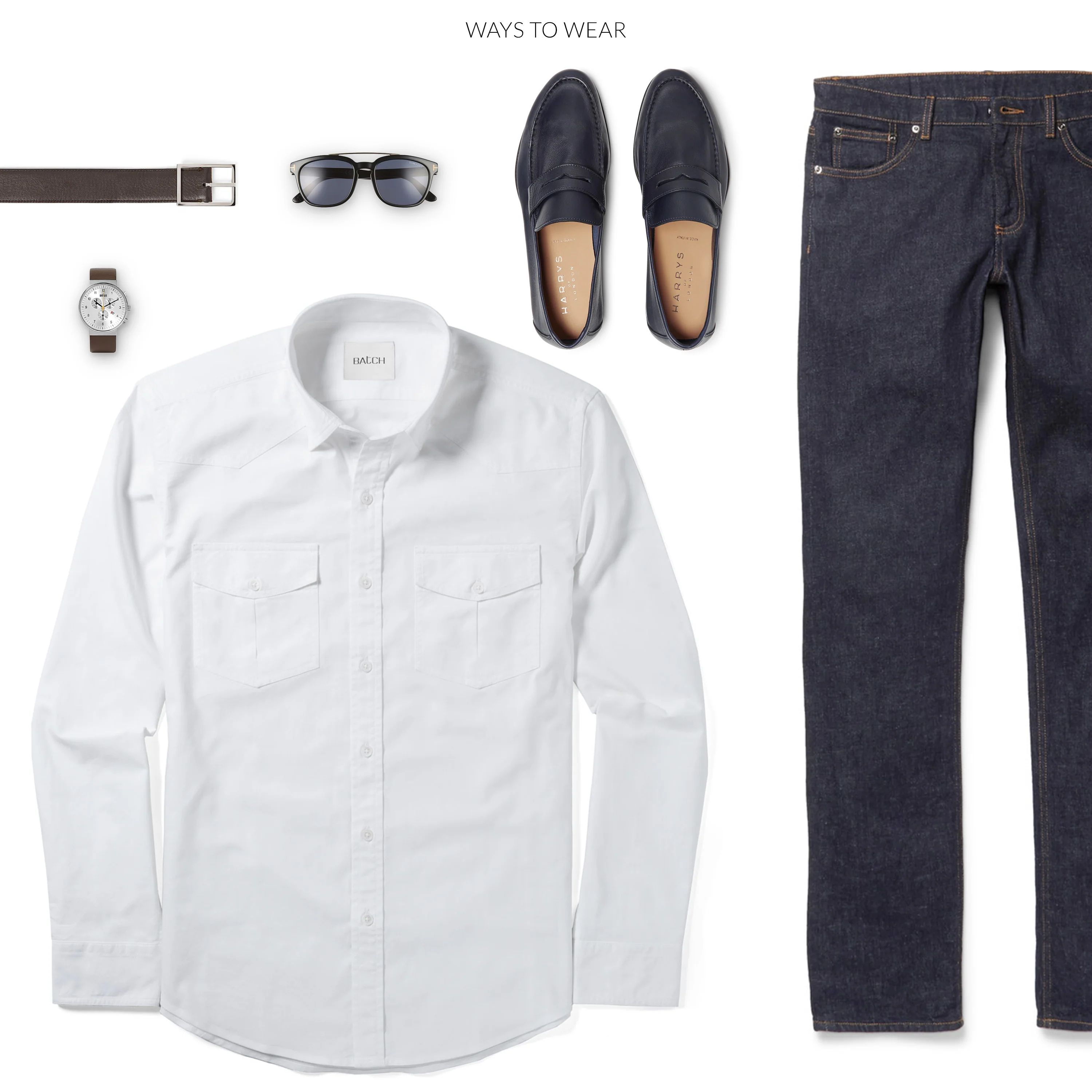 Maker Shirt – Clean White Cotton Oxford - Image 8