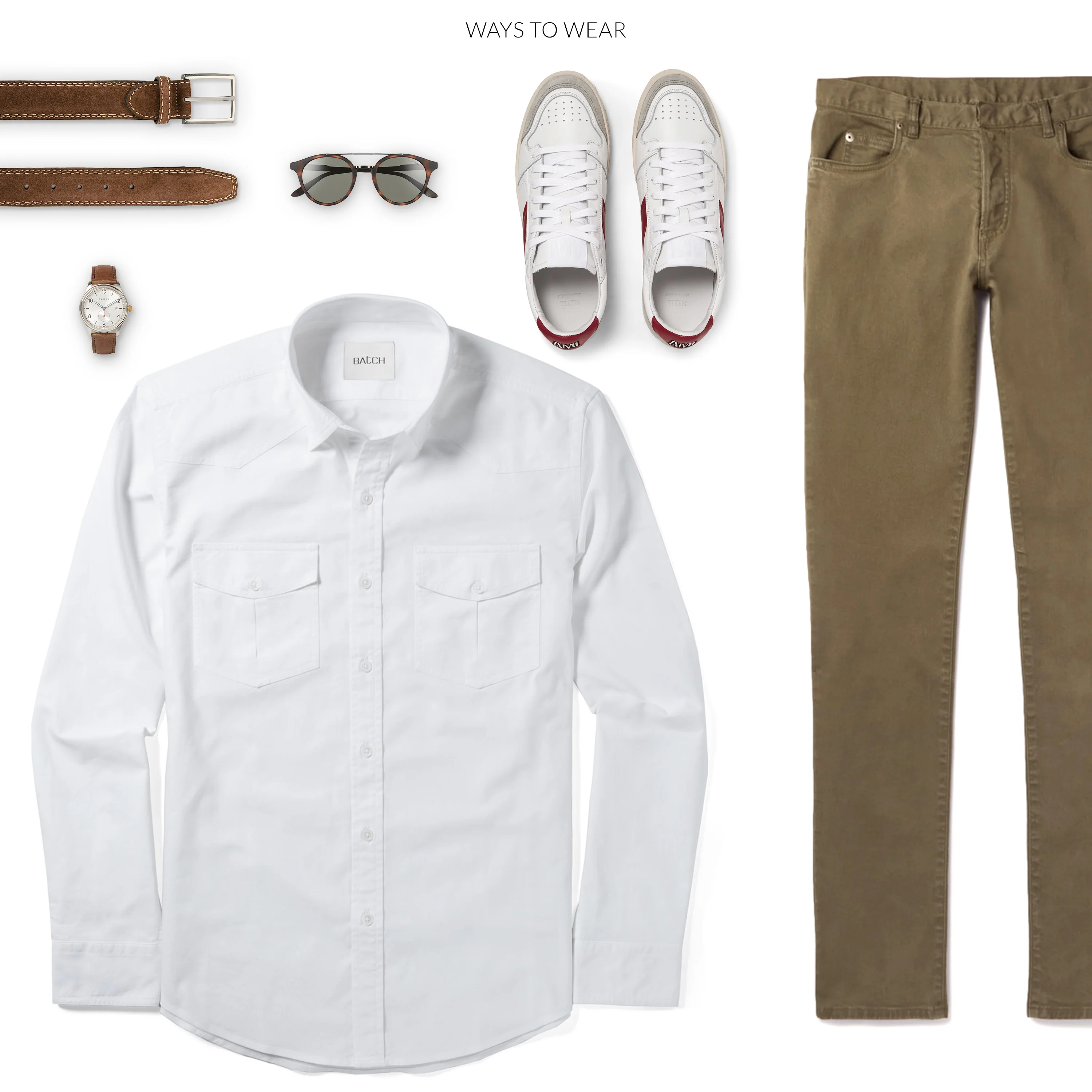 Maker Shirt – Clean White Cotton Oxford - Image 9