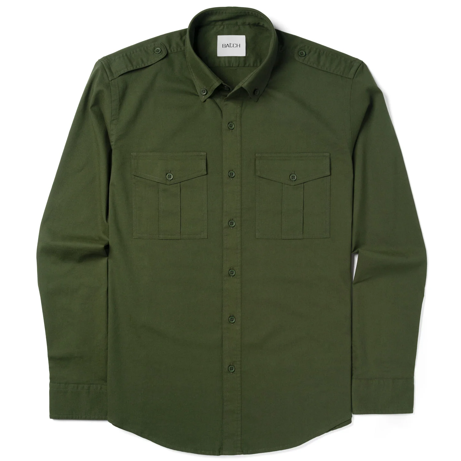 Wright Utility Shirt – Forest Green Easy Cloth - Image 2